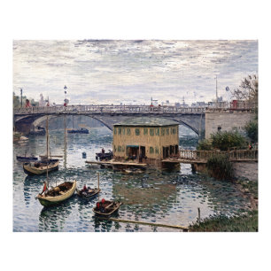 Impression Photo Pont à Argenteuil le jour gris