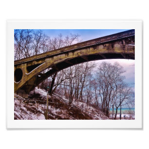 Impression Photo Pont d'hiver