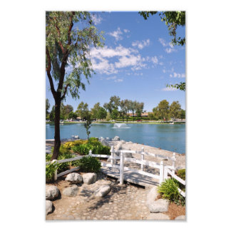 Impression Photo Pont et étang