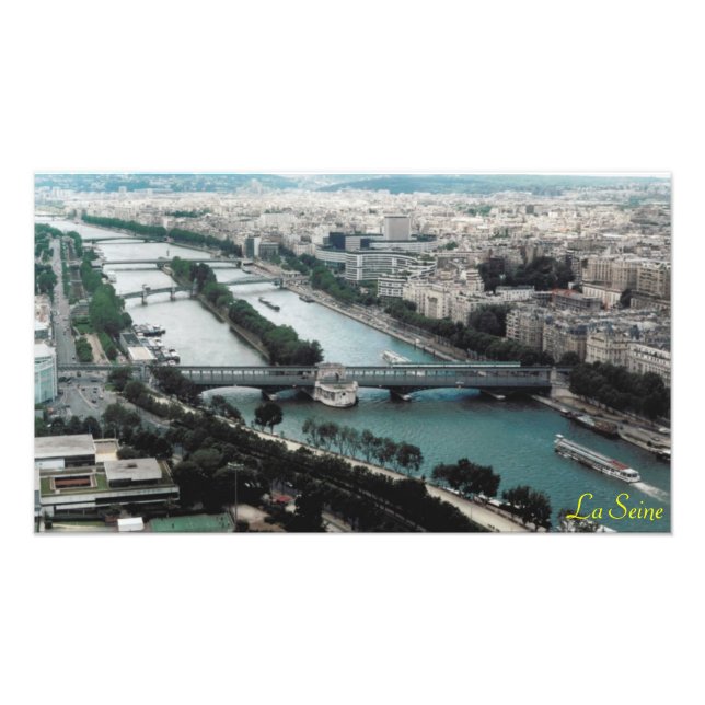 Impression Photo Ponts sur la Seine (Devant)