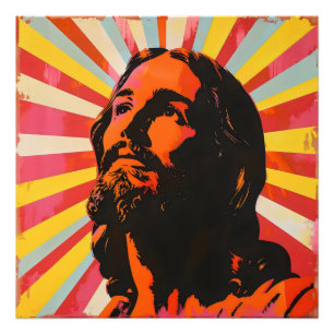 Impression Photo Pop Art Jésus Christ