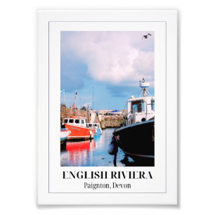 Impression Photo Port de Paignton, Riviera anglaise, Devon