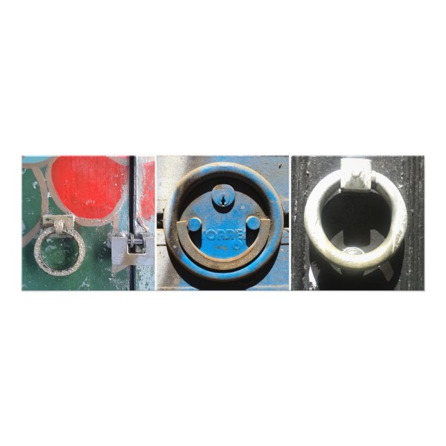 Impression Photo Porte Knocker dans le Labyrinthe, Barcelone (Devant)