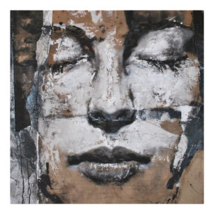 Impression Photo portrait, abstraction, aquarelle, art, décoration,