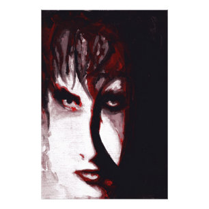 Impression Photo Portrait d'art d'un homme de musique gothique post
