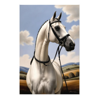 Impression Photo Portrait de cheval dans un paysage rural Amoureux