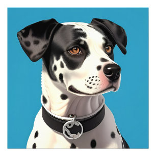 Impression Photo Portrait de Dalmatien