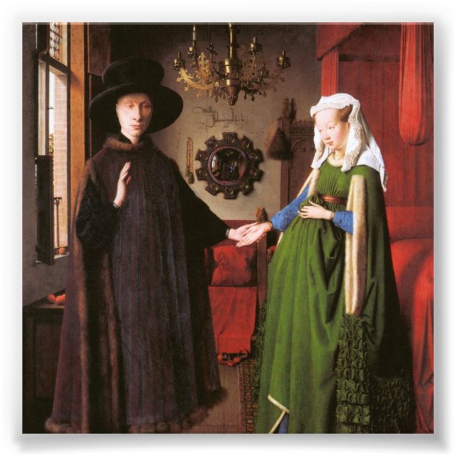 Impression Photo Portrait de Giovanni Arnolfini et de sa femme (Devant)