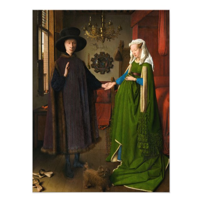 Impression Photo Portrait de Giovanni Arnolfini et de sa femme (Devant)