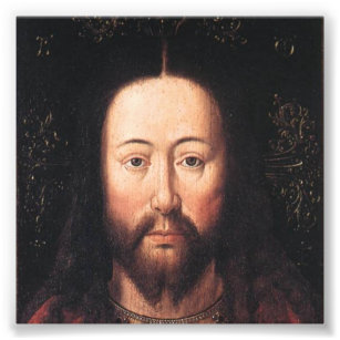 Impression Photo Portrait de Jésus Christ par Jan van Eyck