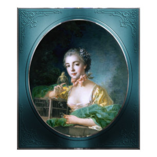 Impression Photo Portrait de Madame Badouin par François Boucher
