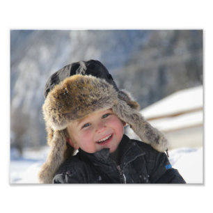 Impression Photo Portrait de Noël Personnaliser le cadre Modèle