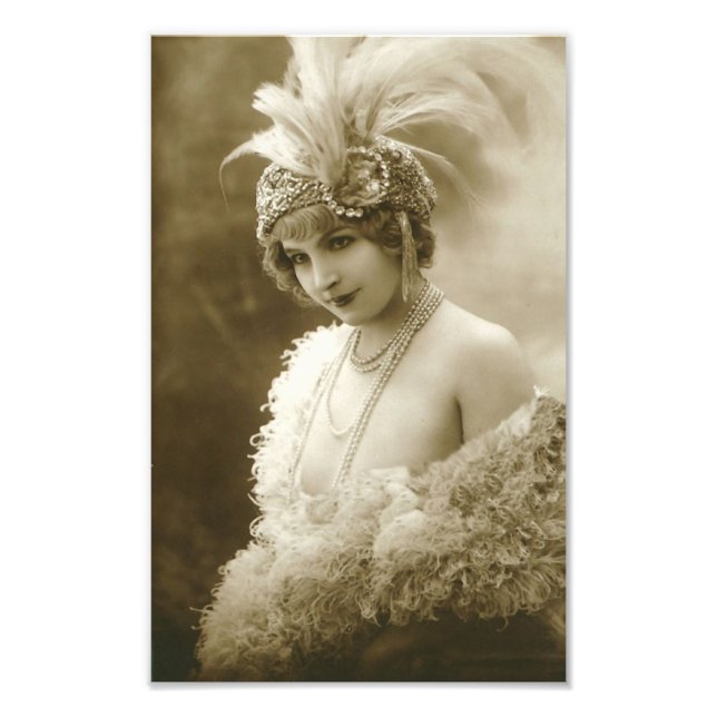 Impression Photo Portrait d'une danseuse (Devant)