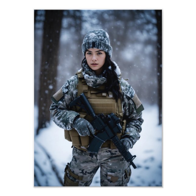 Impression Photo "Poster dévoilé de l'élégance" (Devant)