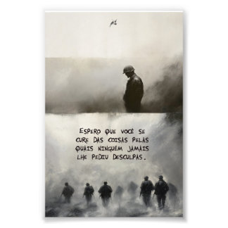 Impression Photo Pôster Trauma (Frase II)