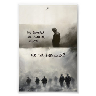 Impression Photo Pôster Trauma (Frase III)