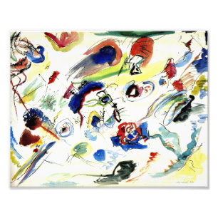 Impression Photo Première aquarelle Abstraite par Wassily Kandinsky