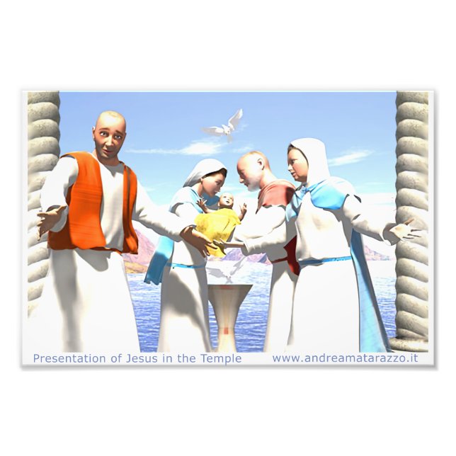 Impression Photo Présentation de Jésus dans le Temple (Devant)