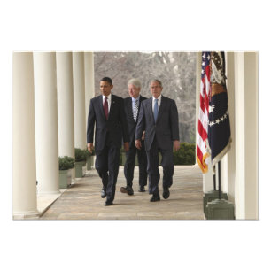 Impression Photo Président Barack Obama et anciens présidents