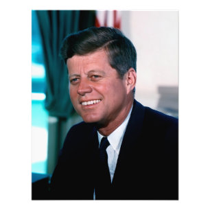 Impression Photo Président du Bureau ovale John Jack F. Kennedy