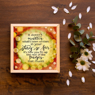 Impression Photo Pretty Your Story Jaune et Orange Inspirational