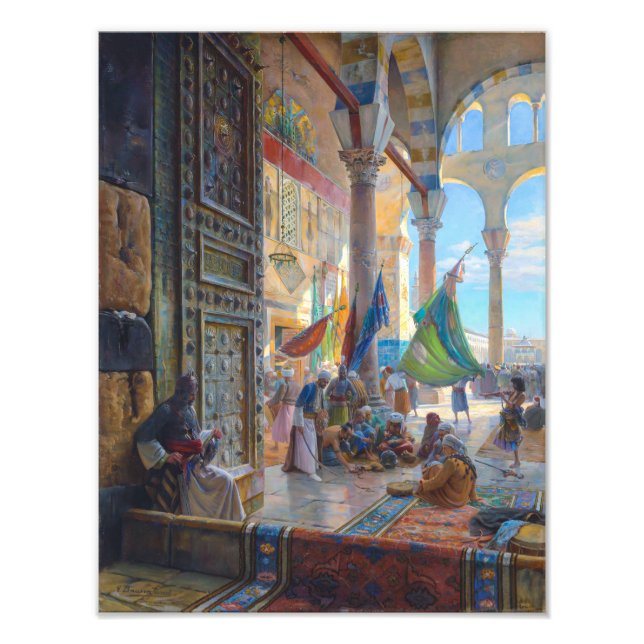 Impression Photo Prévision de la mosquée des Omeyyades | Bauernfein (Devant)