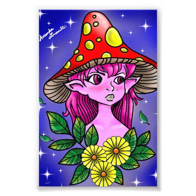 Impression Photo Princesa cogumelo  (Devant)