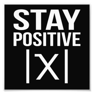 Impression Photo Professeur de mathématiques positif Mathématique