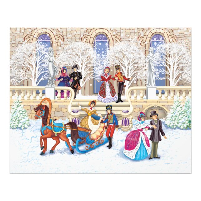 Impression Photo Promenade hivernale (Devant)