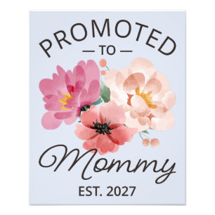 Impression Photo Promue Maman en 2027 Annonce de Nouvelle Maman VI