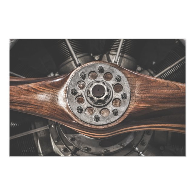 Impression Photo Propulseur d'aéronef Fokker E III Eindecker WWI (Devant)