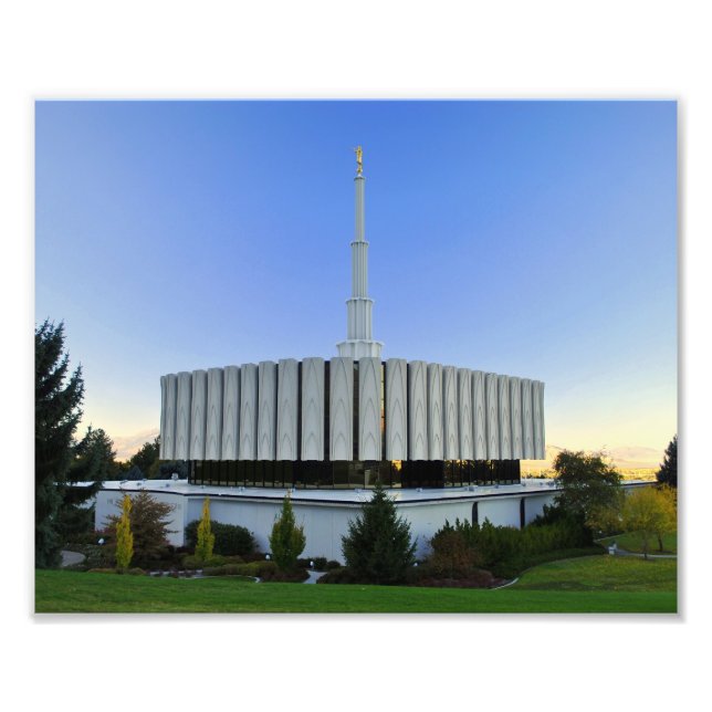 Impression Photo Provo, Utah LDS Temple (Devant)