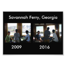 Puis et maintenant - Savannah Ferry, GA