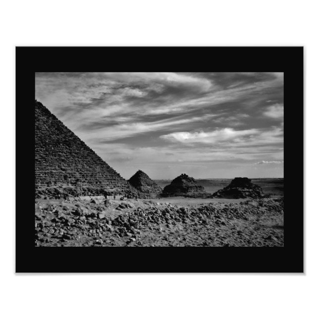 Impression Photo Pyramides de Gizeh (Devant)