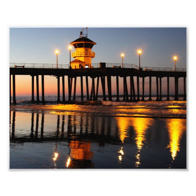 Impression Photo Quai Sunrise Huntington Beach (Devant)
