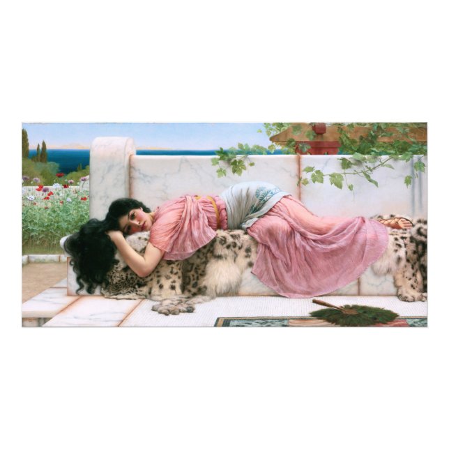 Impression Photo Quand le coeur est jeune par John William Godward (Devant)