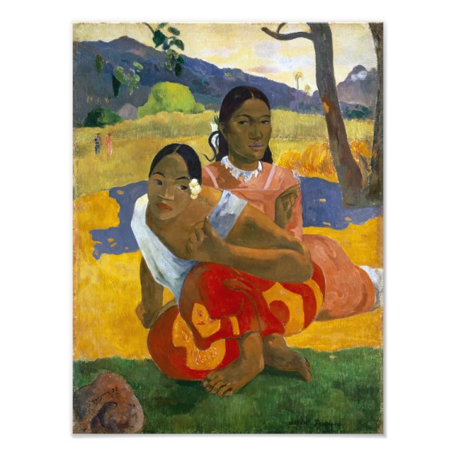 Impression Photo Quand Vous Marierez-Vous ? | Paul Gauguin | (Devant)
