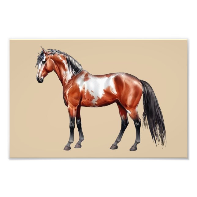 Impression Photo Rain Spirit - Pferd, stehend - Poster,  (Devant)