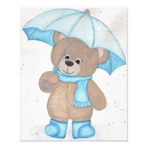 Impression Photo Rainy Daze Teddy Bear