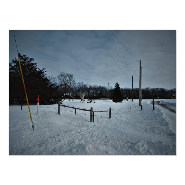 Impression Photo "Rampage dans le parc" (Devant)