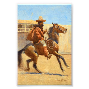 Impression Photo Ranchero de la vieille Californie par Maynard Dixo