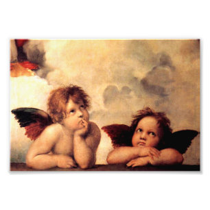 Impression Photo Raphael Cherubs Sistine Madonna Imprimer