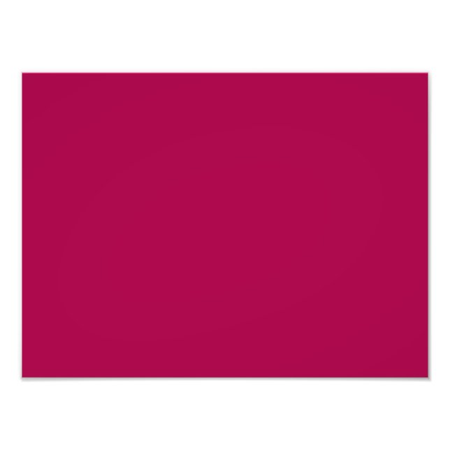 Impression Photo Raspberry Rouge rose Solid Tendance Couleur Arrièr (Devant)