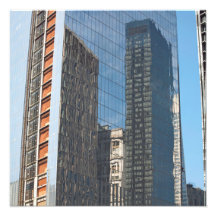Réflexions Bâtiment du bureau New York