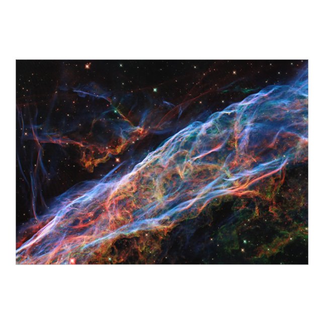 Impression Photo Rémanents de supernova de la nébuleuse du Voile Té (Devant)