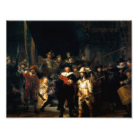 Rembrandt La Montre De Nuit Imprimer