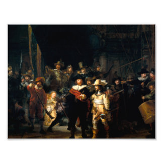 Impression Photo Rembrandt La Montre De Nuit Imprimer