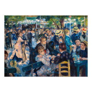 Impression Photo Renoir - Bal du moulin de la Galette