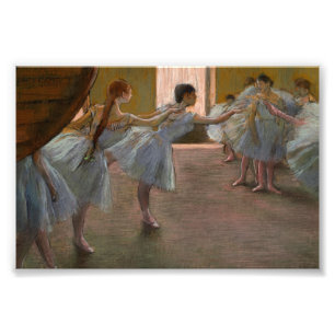 Impression Photo Répétition de ballet par Edgar Degas