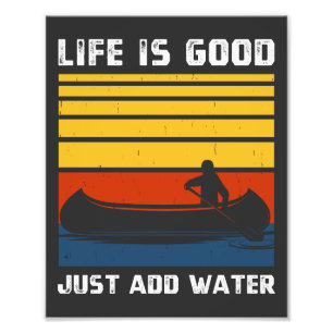 Impression Photo Rétro I Need A Good Paddling Kayaking Kayaker